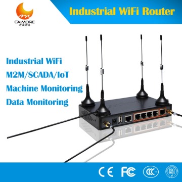 Wireless WCDMA 3G Industrial Networking Router with antenna and lan port