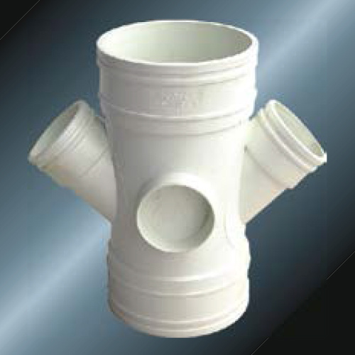 BS5255 / 4514 Drainage Upvc Mengurangkan Warna Kelabu Y-cross