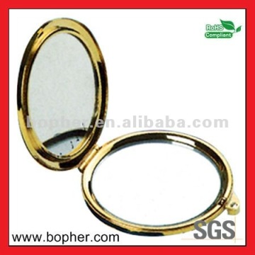 custom folding metal makeup mirror