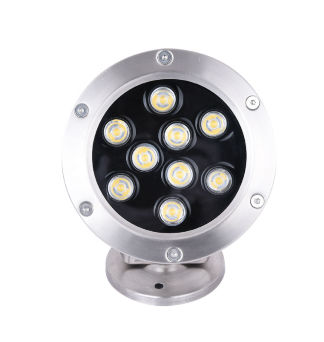 9W RGB LED ضوء حديقة نافورة بركة بركة