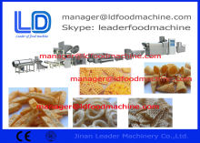 Fried Flour Bugle / Chips Snacks Pellets Machine , Food Production Line
