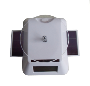 solar rotating display stand
