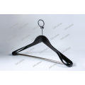 Anti-theft black hotel coat hanger