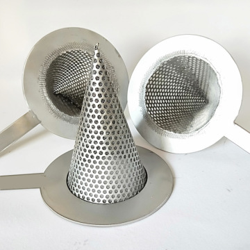 Bronze, Monel, and Stainless Steel Sintered Perforated Wire Mesh Strainers