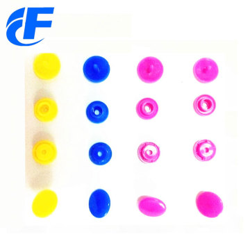 KAM plastic colorful snap button of best quality