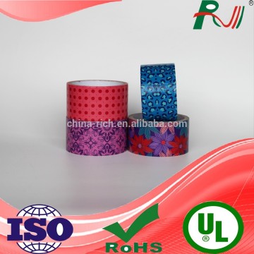 Cloth sticky custom colored foil duct tape with free sample