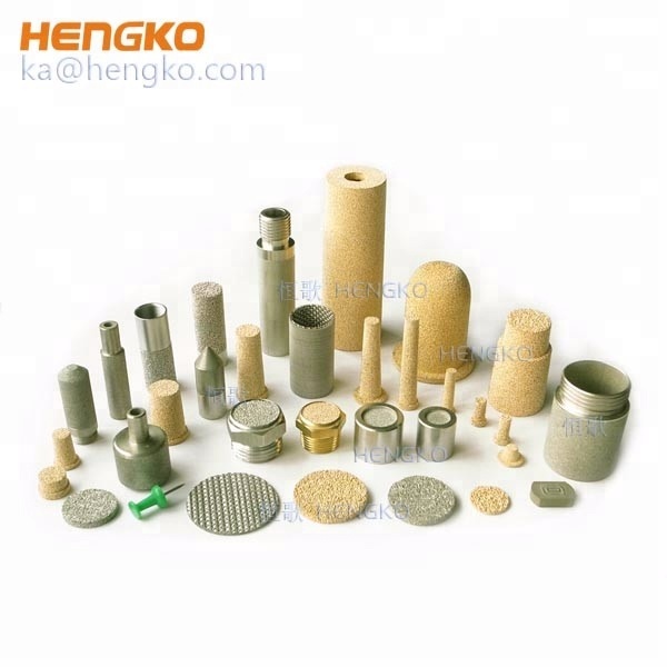 Custom 0.5 10 90 microns bronze inconel nickel SS stainless steel porous metal sintered filters cartridges