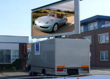 Mobile LED Screen Trailer Advertising Video Wall Screen