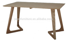 Wood Angled Leg Dining Table