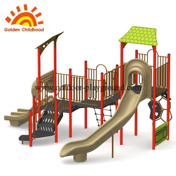 Slide outdoor play structure equipment