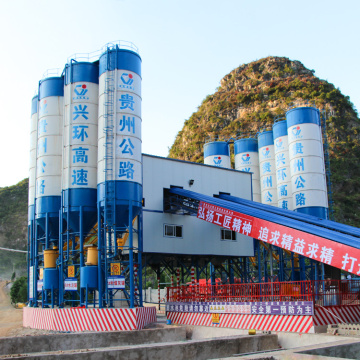 High performance 90m3/h concrete batching plant
