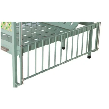 Green High-Quality Baby Manual 1 Function Hospital Nursing Bed