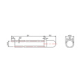 3mm 850nm Through-hole LED 0.1W Tyntek