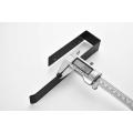 Matte Black Square Stainless Steel Towel Rack