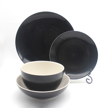 Top grade hand painted cafeteria tableware dinner set dinnerware elegant ceramic dinnerware sets