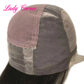 Wholesale unprocessed Malaysian hair full silk capp  lace wig