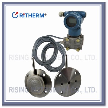 Double stainless steel flange DP level pressure transmitter