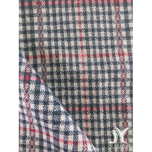 Garnfarbstreifen-Streifen-Plaid-Jacquard-Strick