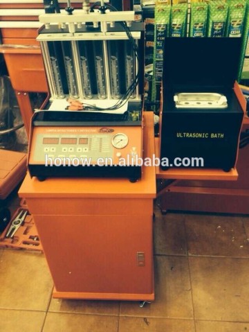 Fuel injector tester and cleaner machine