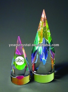 years crystal cusp rainbow crystal ornament arts paperweight (R-2262)