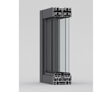 Panoramic narrow sliding door aluminum profile