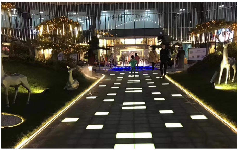 Led underground light for park and steps decoration