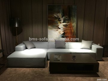 BMS Sofa high-end luxury sofa set with adjustable headrest
