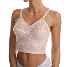 Plus Size Old Fashion Couture Longline Lace Bra