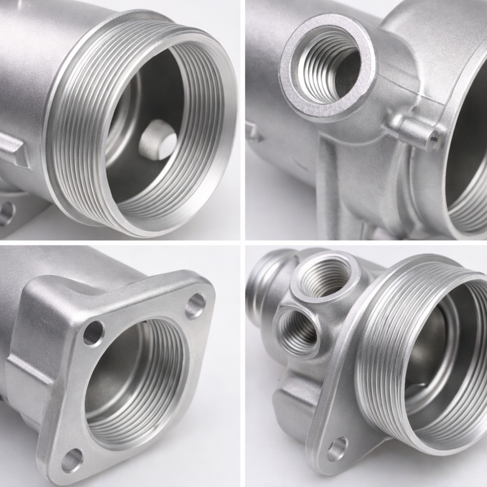 алюминиевый резьбовой корпус aluminum threaded housing