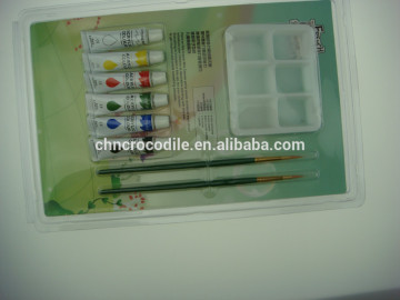 art material, art set, pallet, brushes, easel, acrylic paint