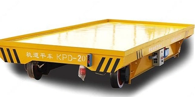 Kpx 2~150t Battery Power Supply Rail Track Flat Transfer Car