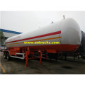 40m3 2 Axles LPG Trailers Tank Trailers