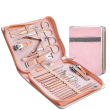 Stainless Steel Nail Clipper Set with Scissors, Trimming Tweezer and Nail Art Tools for Manicure