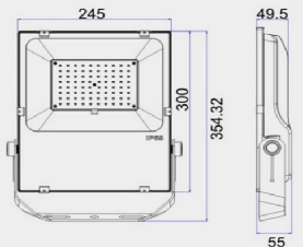 LED flood lights bulbs outdoor 80W