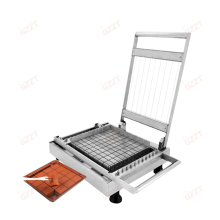 Marshmallow and Chocolate Cutting Machine: Manual Steel Bar Confectionery Cutter