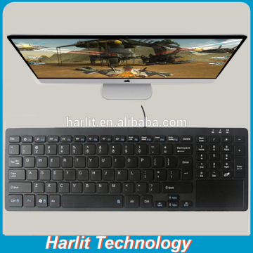 Laptop Computer Wired USB Keyboard With Toucpad Mouse And Number Keys Standard Wired USB Keyboard With Toucpad And Number Keys