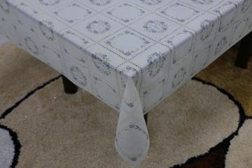 Printed pvc lace tablecloth by roll vintage