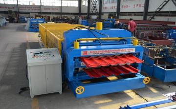 Salable Steel Double roof tile machine