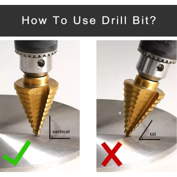 Горячая распродажа Stepped Drill Bit Set OEM 6pcs HSS Titanium Coted Step Step Bit Set для металла