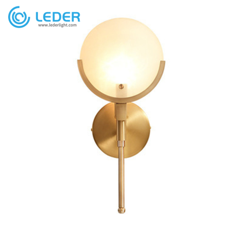 Lampu Dinding Logam Kamar Tidur LEDER