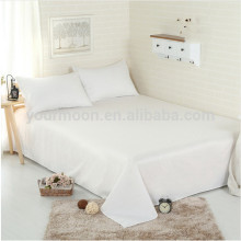Cheap solid color plain 100% cotton/polycotton flat bed sheets