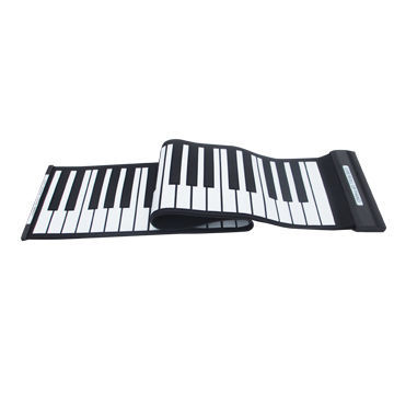 Flexible USB MIDI roll up piano