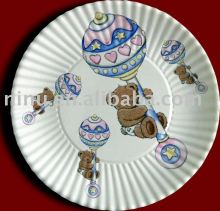 YLRP046 round paper,high quality disposable paper plate