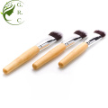 Soft Synthetic Fibers Makeup Brushes Bamboo Foundation Brush