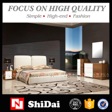 New model queen bed / latest queen size bed / modern queen size bed dimensions B9026