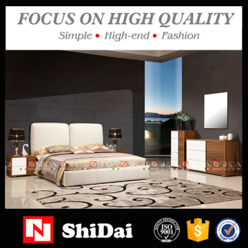 New model queen bed / latest queen size bed / modern queen size bed dimensions B9026