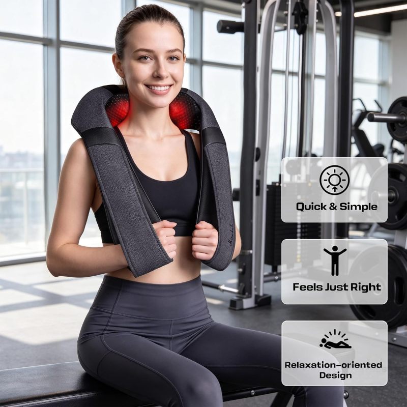 Vital Care Shoulde&Neck Massager for Pain Relief Deep Tissue - Gift for Women Men