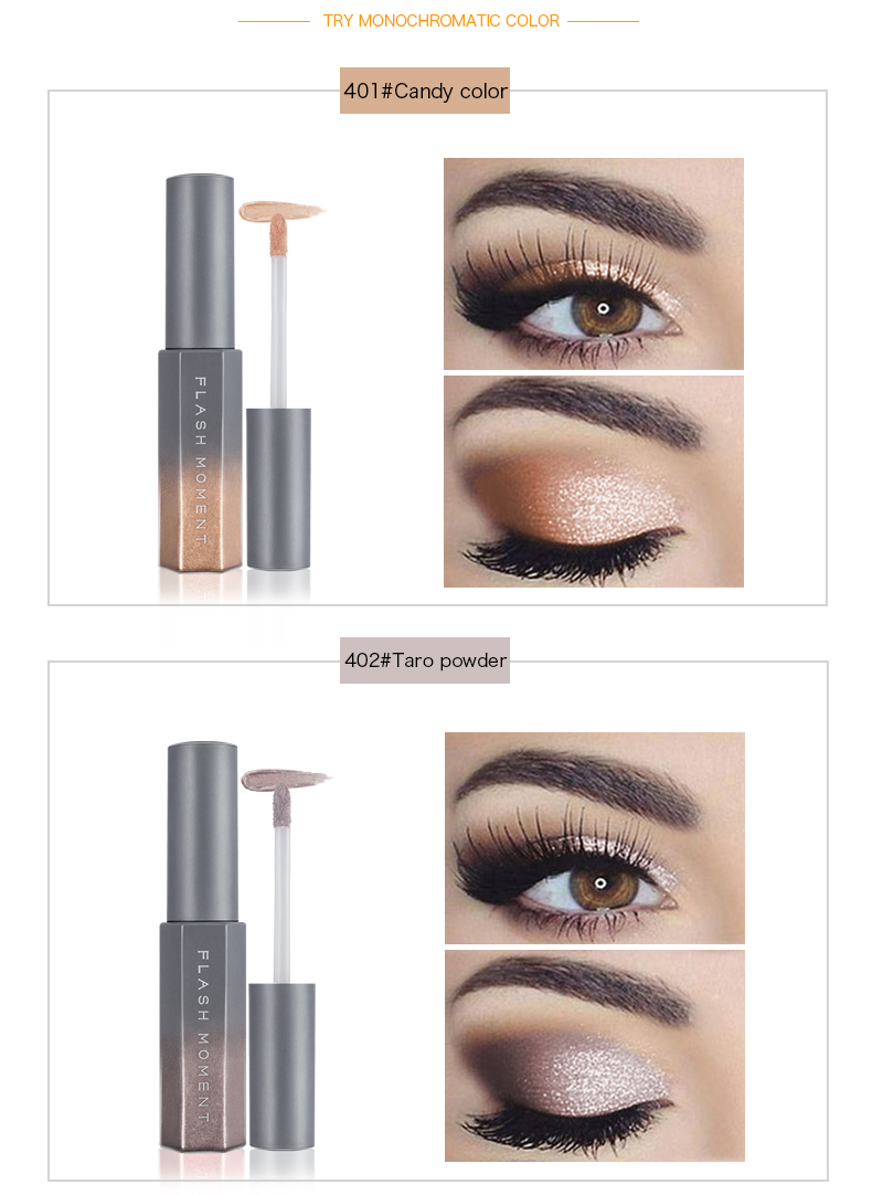 FlashMoment Liquid Eyeshadow Tube Glitter Shimmer Eye Make Up