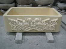 Sunny Yellow Marble Wash Sink,Stone Kitchen Sink,Vessel Sink In Stock Now