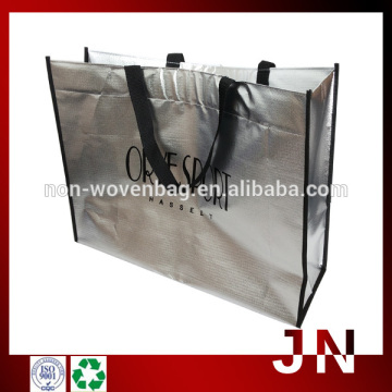 Silver Metallic Lamination Non woven Bag Non woven Handle bag PP non woven bag